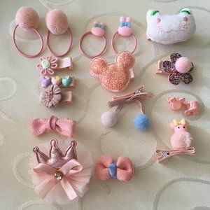 Lot Pink - Cute assorted NEW Hair accessories